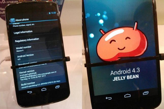 android 4.3 nexus 4 - jelly-bean
