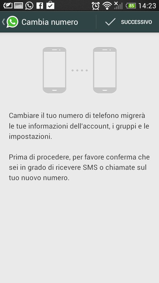 Deviare Messaggi Whatsapp Su Un Altro Numero