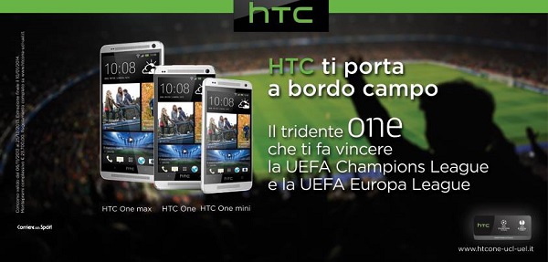 HTC ti porta a bordo campo