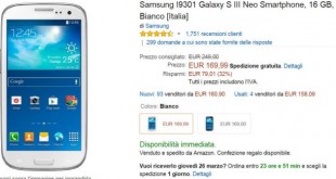 Samsung I9301 Galaxy S III Neo