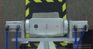 HTC One M9 in drop test