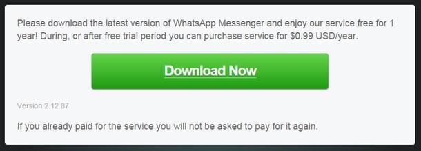 WhatsApp versione 2.12.87
