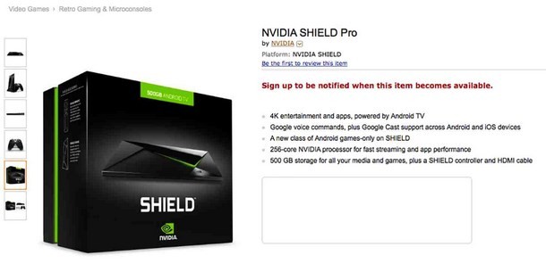 Nvidia shiled android tv su Amazon