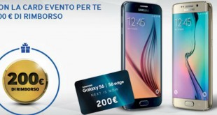 Samsung Galaxy S6 e S6 Edge: rimborso di 200 euro