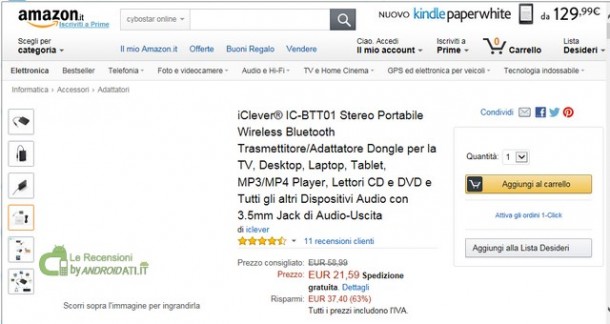 iClever IC-BTT01: Offerta Amazon