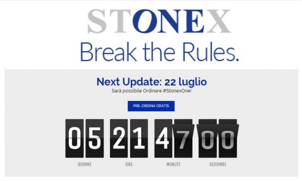 Stonex One: Next Update 22 luglio