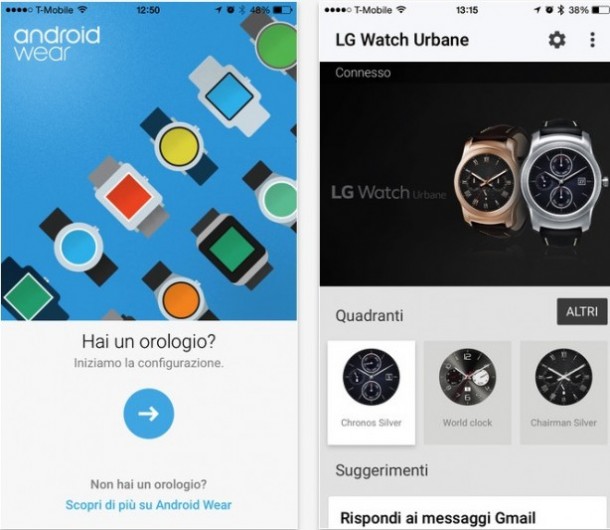 android wear compatibile con iphone