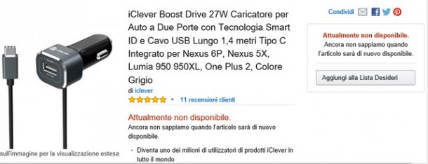 Offerta Amazon: iClever Boost Drive 27W