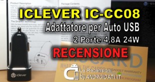 iClever Adattatore per Auto USB