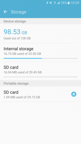 Utilizzare microSD come memoria interna su Galaxy S7