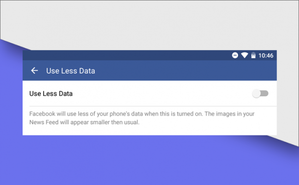 app di Facebook userà meno connessione dati