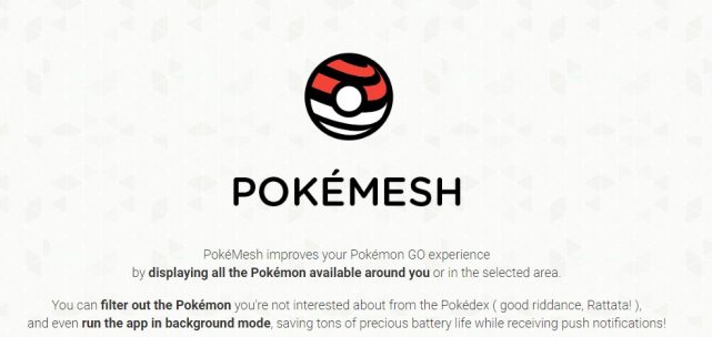 PokéMesh localizzare i Pokémon