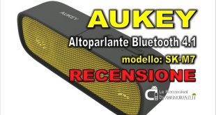 Recensione Aukey Altoparlante Bluetooth 4.1 SK-M7